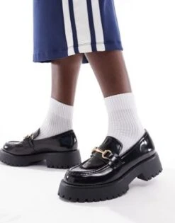 ASOS DESIGN - Monster - Mocassini Chunky Neri