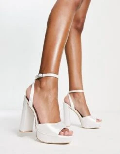 Be Mine Bridal - Vanyaa - Scarpe Con Tacco E Plateau Bianche