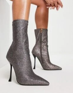 Simmi London - Paolo - Stivali A Calza Multicolore Glitterati