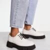 River Island - Scarpe Stringate Bianche Con Suola Spessa -Public Desire Shop 203718439 1 white
