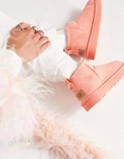 UGG - Classic Ultra Mini - Stivaletti Color Rosa Stella Marina