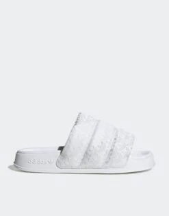 Adidas Originals - Adilette Essential - Sliders Bianche