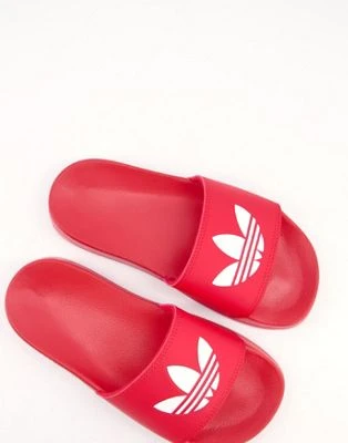 Adidas Originals - Adilette Lite - Sliders Rosse - immagine 2