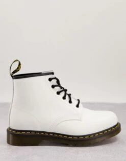 Dr. Martens Dr Martens - 101 - Stivaletti Bianchi Con 6 Occhielli
